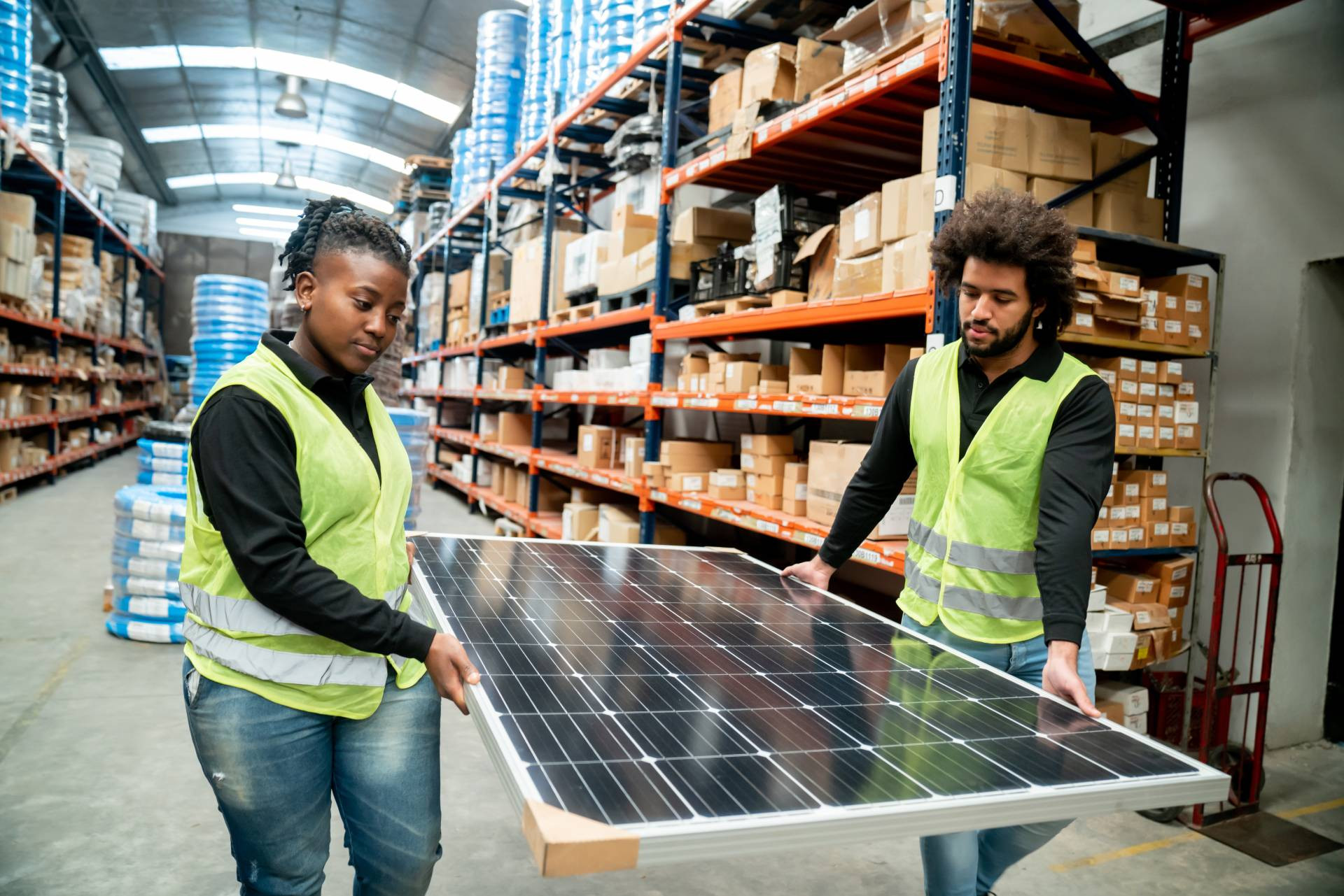 Logistique Panneaux Photovoltaiques